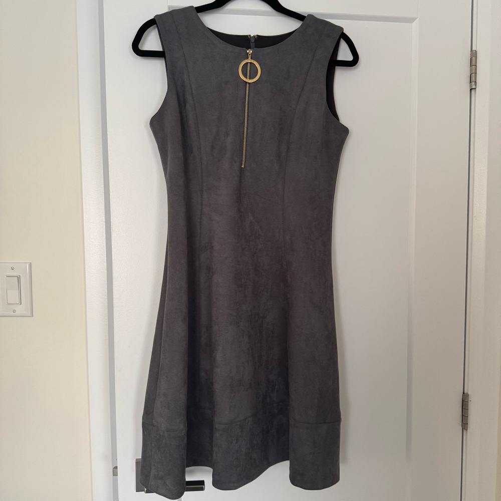 DKNY NWOT suede dress